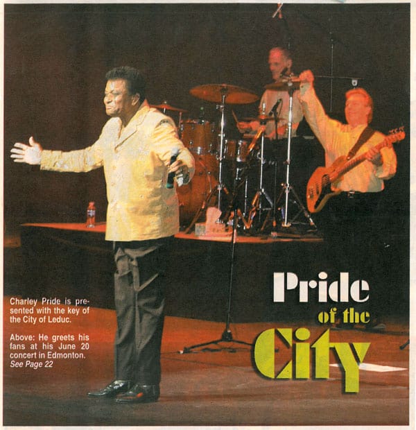 A newspaper article about pride of the city.